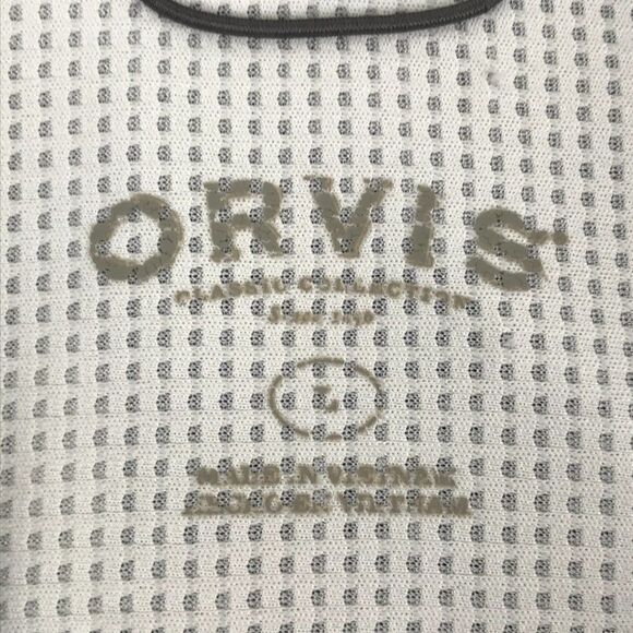 Orvis Button Up Shirt Men's Large Short Sleeve 100% Polyester Blue Plaid - Picture 7 of 9